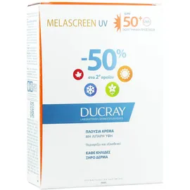 Ducray Melascreen UV spf50+ Αντηλιακή Κρέμα Πλούσιας Υφής 40ml 1+1