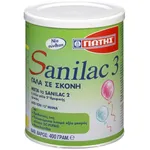 Sanilac 3 Γάλα για βρέφη από τον 12ο μήνα 400g