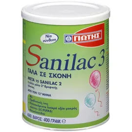Sanilac 3 Γάλα για βρέφη από τον 12ο μήνα 400g