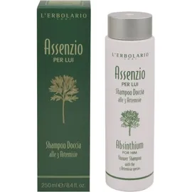 L' Erbolario Absinthium For Him Shower Shampoo With The 3 Artemisia Species 250ml