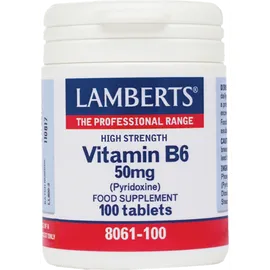 Lamberts Vitamin B6 50mg 100 ταμπλέτες