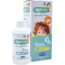 Adelco ExoLice Hair Lotion άοσμη αντιφθειρική λοσιόν & χτένα 120ml