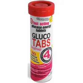 GLUCO TABS Lift Fast Acting Juicy Rasberry Ταμπλέτες Γλυκόζης με Γεύση Βατόμουρο, 10 tabs