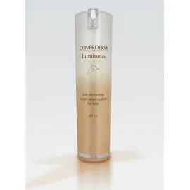 COVERDERM Luminous Skin Whitening Multi-Valent System for Face, Λευκαντική Κρέμα Προσώπου Ημέρας Με Δείκτη Προστασίας SPF15,  50ml