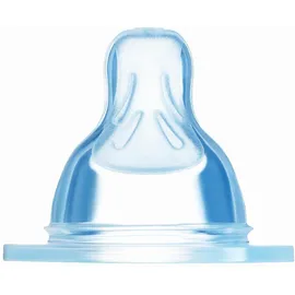 MAM Θηλή για Μπιμπερό Skin Soft Σιλικόνης με μεσαία ροή - Μέγεθος2 για μωρά 2+ μηνών ΔΙΠΛΗ ΣΥΣΚΕΥΑΣΙΑ code 405S