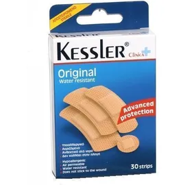 KESSLER ORIGINAL water resistant 30 επιθέματα πληγών (12τεμ.19X72mm+8τεμ.25X72mm+4τεμ.30X72mm+6τεμ.Φ24mm) Αυτοκόλλητα Αποστειρωμένα Ανθεκτικά στο νερό.
