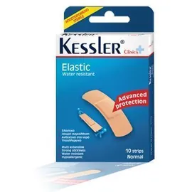KESSLER ELASTIC water resistant 10 επιθέματα πληγών NORMAL (10τεμ.19X72mm) Αυτοκόλλητα Ελαστικά, Αποστειρωμένα Ανθεκτικά στο νερό