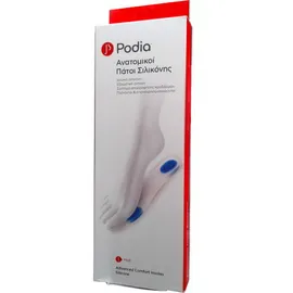 PODIA Ανατομικοί Πάτοι Σιλικόνης No 41-42 (1 ζεύγος)  κωδ: 00063