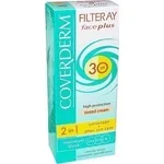 COVERDERM Filteray Face Plus 2 in 1 Sunscreen & After Sun Care Soft Brown 30SPF Oily/Acneic, Αντηλιακή Κρέμα Προσώπου & After Sun (2σε1) για Λιπαρές/Ακνεϊκές Επιδερμίδες, Απόχρωση Soft Brown, Γ