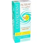 COVERDERM Filteray Face Plus 2 in 1 Sunscreen & After Sun Care Light Beige SPF50+ Oily/Acneic, Αντηλιακή Κρέμα Προσώπου & After Sun (2σε1) για Λιπαρές/Ακνεϊκές Επιδερμίδες, Απόχρωση Light Beige,