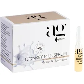 agPharm Donkey Serum Θρεπτικός Ορός Προσώπου ενισχυμένος με γάλα γαιδάρας, (24 X 2 ml αμπούλες)