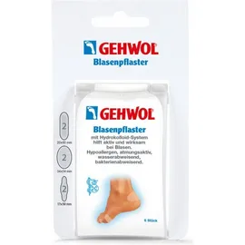 Gehwol Blister Plaster, sorted Αυτοκόλλητο υδροκολλοειδές επίθεμα για φουσκάλες 3 σε 1, 6τμχ 1127622