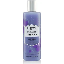 I LOVE Cosmetics Violet Dreams Body Wash Αφρόλουτρο με Εκχυλίσματα Βιολέτας και Φρούτων  360ml (1 τεμάχιο)