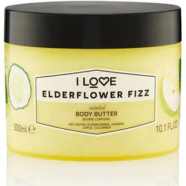 I LOVE Cosmetics Elderflower Fizz Body Butter Κρέμα σώματος για ανανέωση και βαθιά ενυδάτωση με αρώματα άνθους κουφοξυλιάς και Φρούτων για Απαλή & Μεταξένια Επ