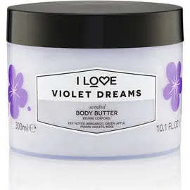 I LOVE Cosmetics Violet Dreams Body Butter Κρέμα σώματος για ανανέωση και βαθιά ενυδάτωση με αρώματα Βιολέτας και Φρούτων για Απαλή & Μεταξένια Επιδερμίδα 300ml