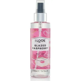 I LOVE Cosmetics Glazed Raspberry Body Mist Spray άρωμα σώματος με αρώματα ράσμπερι και Φρούτων για όλες τις ώρες 150ml ( 1 τεμάχιο)