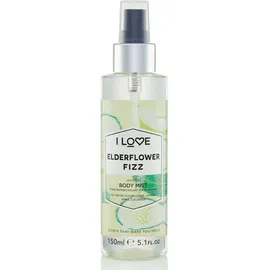 I LOVE Cosmetics Elderflower Fizz Body Mist Spray άρωμα σώματος με αρώματα άνθους κουφοξυλιάς και Φρούτων για όλες τις ώρες 150ml ( 1 τεμάχιο)