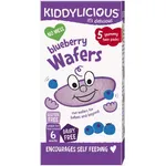 KIDDYLICIOUS ΡΥΖΟΓΚΟΦΡΕΤΑ ΜΥΡΤΙΛΟ Blueberry Wafers, κατάλληλα από τον 6ο Μήνα, 20gr