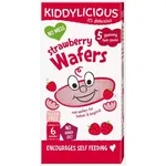 KIDDYLICIOUS ΡΥΖΟΓΚΟΦΡΕΤΑ ΦΡΑΟΥΛΑ Strawberry Wafers, κατάλληλα από τον 6ο Μήνα, 20gr