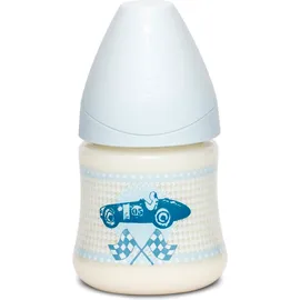 SUAVINEX Μπιμπερό Boys TOYS Πλαστικό PP  150ml με Ανατομική Θηλή Σιλικόνη 0+ μηνών, Σχέδιο Μπλε αυτοκινητάκι code 10 3800170 car