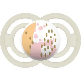 MAM Πιπίλα Perfect με θηλή από Σιλικόνη για Μωρά 16+ Μηνών (τεμάχια 1) code 280S Grey / Pink