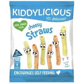 KIDDYLICIOUS Cheesy Straws Καλαμάκια Τυριού, κατάλληλα από τον 9ο Μήνα, 12gr