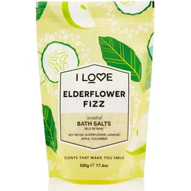 I Love Cosmetics Scented Bath Salts Elderflower Fizz άλατα μπάνιου 500gr