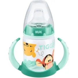 NUK Μπιμπερό Εκπαιδευτικό First Choice Πλαστικό PP Winnie 150ml με 2 Λαβές 6-18 μηνών code 10.743.828 Green