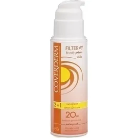 COVERDERM Filteray Body Plus Milk SPF20 & After Sun (2σε1), Αντηλιακό Γαλάκτωμα Σώματος, 150ml
