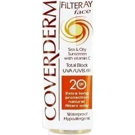 COVERDERM Filteray Face SPF20, Αντηλιακή κρέμα προσώπου, 50ml