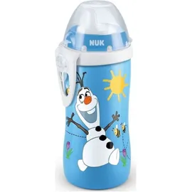 NUK Junior Cup Disney Frozen Olaf Μπλε Παγούρι με Μαλακό καπάκι push-pull 300ml για παιδιά 36+ μηνών 1 τμχ. Code 10.255.310