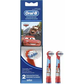 ORAL B Stages Power Kids CARS Ανταλλακτικά Παιδικής Ηλεκτρικής Οδοντόβουρτσας, 2 τεμάχια
