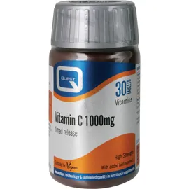 QUEST Vitamin C 1000mg Timed Release, 30Tabs