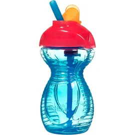 Munchkin Click Lock Flip Straw Cup Παιδικό Κύπελο – Παγούρι 296ml με Ενσωματωμένο Καλαμάκι που κλείνει Στεγανά για παιδιά 12+ μηνών Χρώμα Μπλε τμχ.1 code 1136801