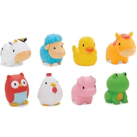 MUNCHKIN Farmyard Friends (8 Pack) Οκτώ Ζωάκια Μπάνιου τα Πιέζει και ψεκάζουν νερό για Μωρά 9+ Μηνών Συσκευασία 8 τμχ. code 11966
