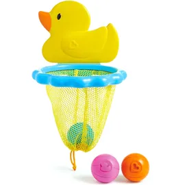 MUNCHKIN Duck Dunk Basket Μπασκέτα Μπάνιου και τρεις Μπάλες για παιδιά 12+ μηνών Συσκευασία 4 τμχ. code 12412