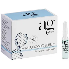 agPharm HYALURONIC SERUM Θρέψη & Ενυδάτωση, ορός με υαλουρονικό οξύ (24 X 2 ml αμπούλες)