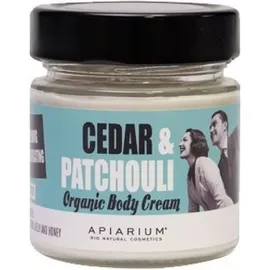 APIARIUM Cedar & Patchouli Organic Body Cream 200ml (Βιολογική Κρέμα Σώματος με Άρωμα Κέδρου - Πατσουλί)