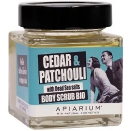 APIARIUM Body Scrub Bio Cedar & Patcouli 410gr (Απολέπιση Σώματος με Άρωμα Κέδρου - Πατσουλί)