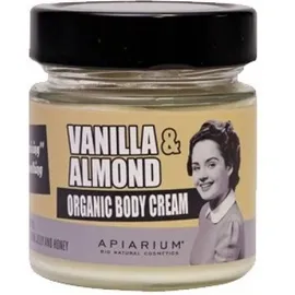 APIARIUM Vanilla & Almond Organic Body Cream 200ml (Βιολογική Κρέμα Σώματος με Βανίλια)