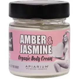 APIARIUM Amber & Jasmine Organic Body Cream 200ml (Βιολογική Kρέμα Σώματος Κεχριμπάρι & Γιασεμί)