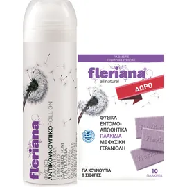 Power Health Fleriana Roll On 100ml με Δώρο Εντομοαπωθητικά Πλακίδια 10τμχ