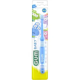 Gum 213 Baby Soft Πράσινη Οδοντόβουρτσα 0-2 Ετών 1τμχ