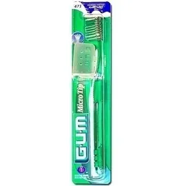 Gum 473 Tip Compact Medium, Οδοντόβουρτσα για Βαθύ & Απαλό Καθαρισμό Μπλε