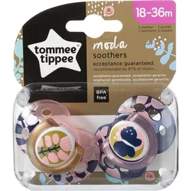 Tommee Tippee Moda Πιπίλα Σιλικόνης 18-36 Μηνών Ροζ Prod.Ref.43343741