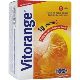 UniPharma Vitorange Vitamin C 1g Sugar 20Sticks