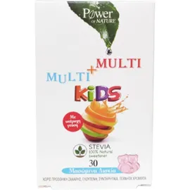 Power Health Multi + Multi Kids Stevia με Φρουτένια Γεύση 30 Μασώμενα Δισκία