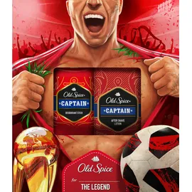 Old Spice Set Captain Deodorant Stick 50ml + Old Spice Captain After Shave Lotion 100ml