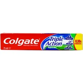 Colgate Triple Action Original Mint Με Sticker -0,30€ Οδοντόκρεμα 75ml