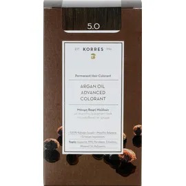 Korres Argan Oil Advanced Colorant 5.0 Καστανό Ανοιχτό, 50ml